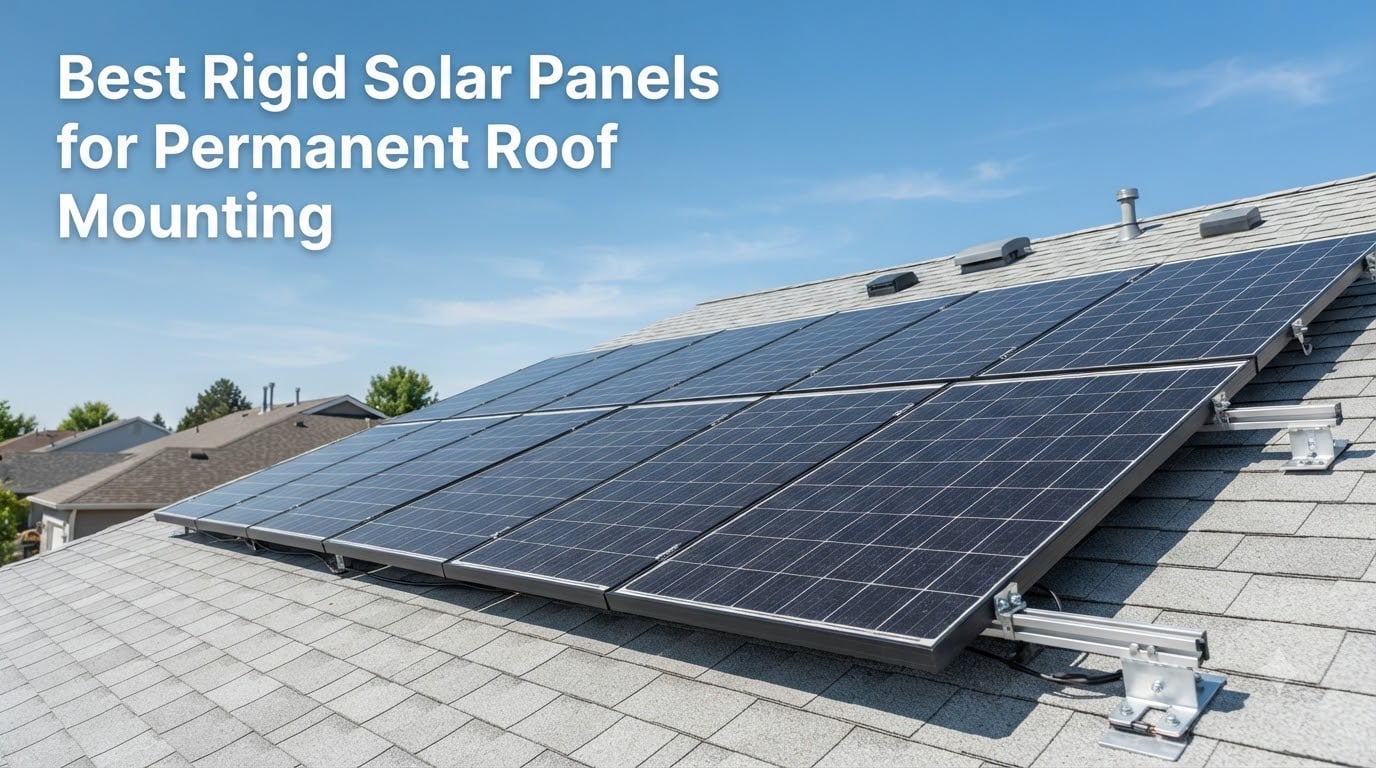 Best Rigid Solar Panels for Permanent Roof Mounting
