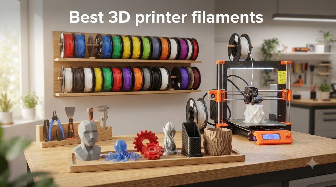 Best 3D printer filaments