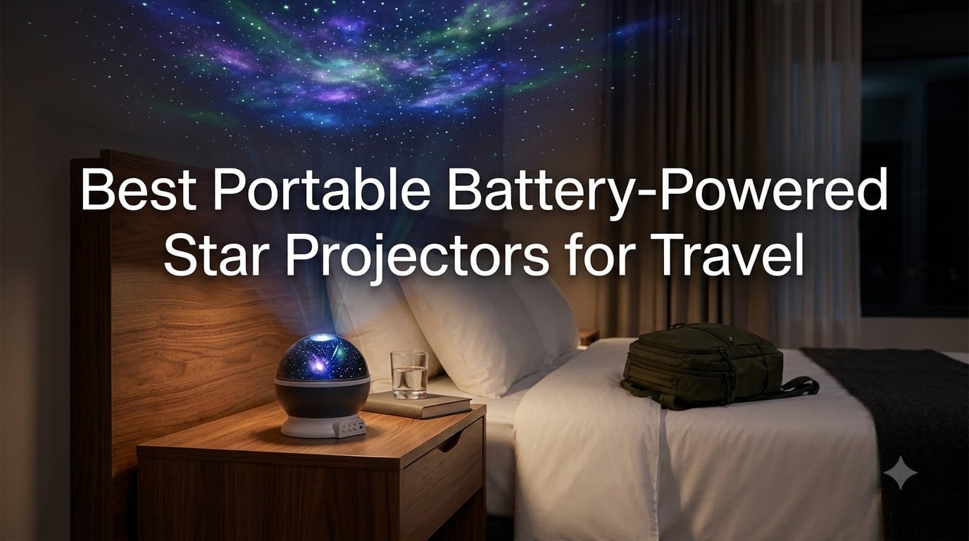 Best Portable Battery-Powered Star Projectors for Travel