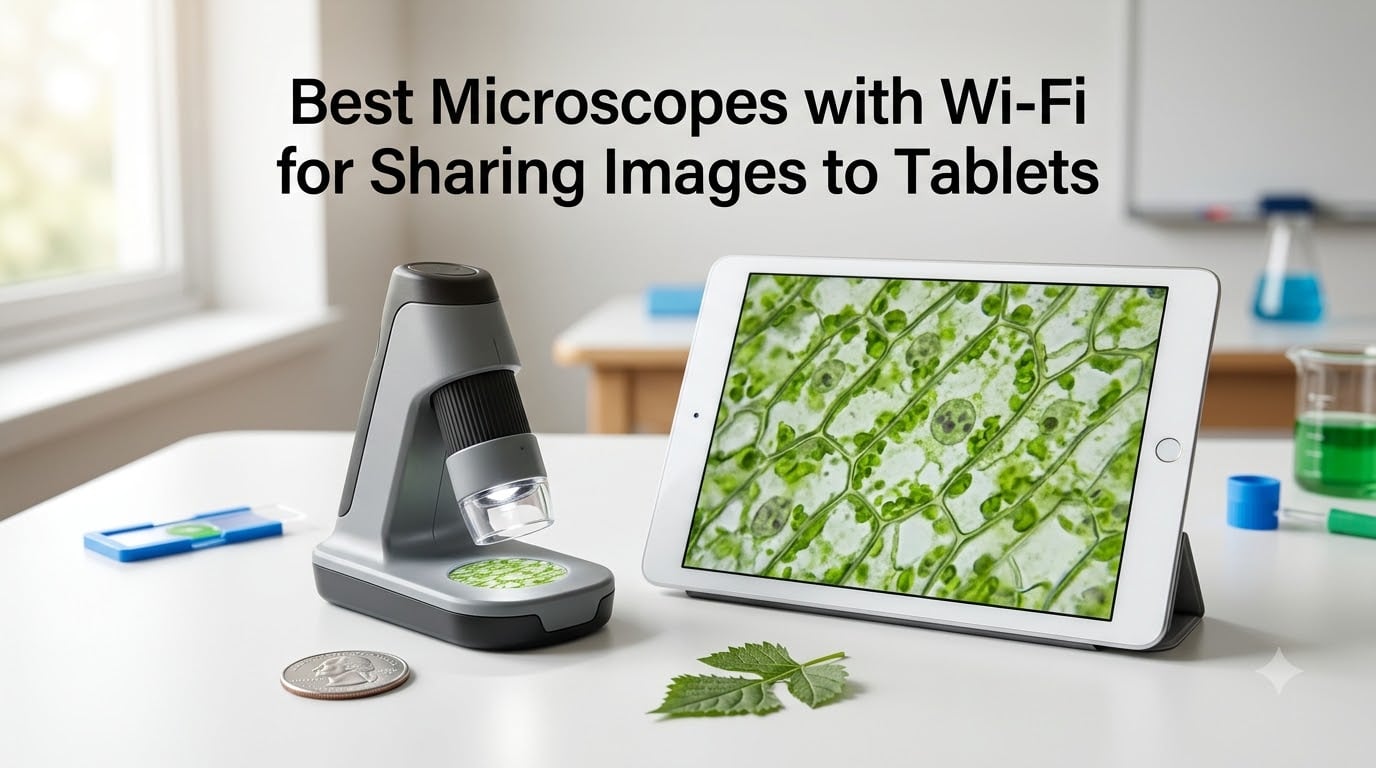 Best Microscopes with Wi-Fi for Sharing Images to Tablets