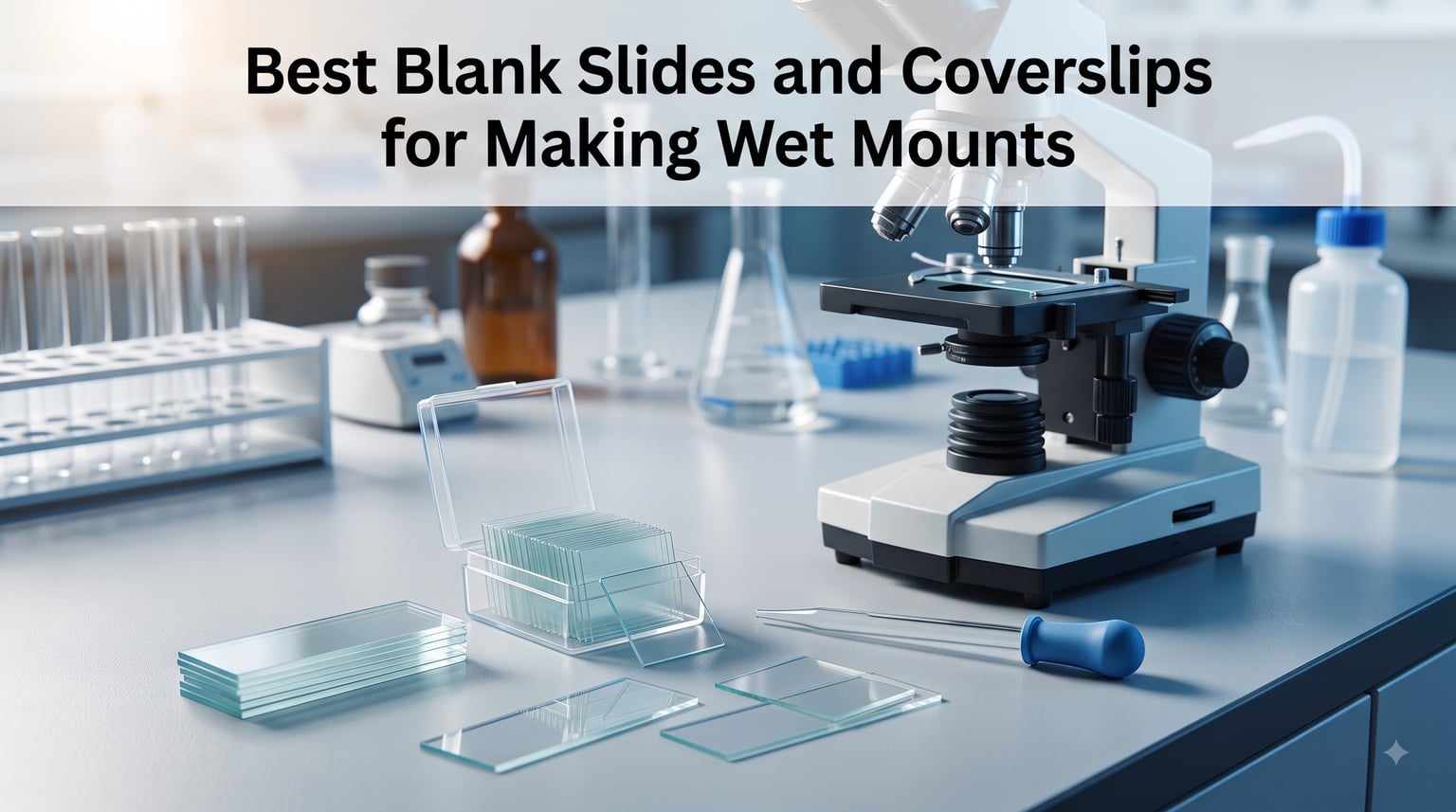Best Blank Slides and Coverslips for Making Wet Mounts