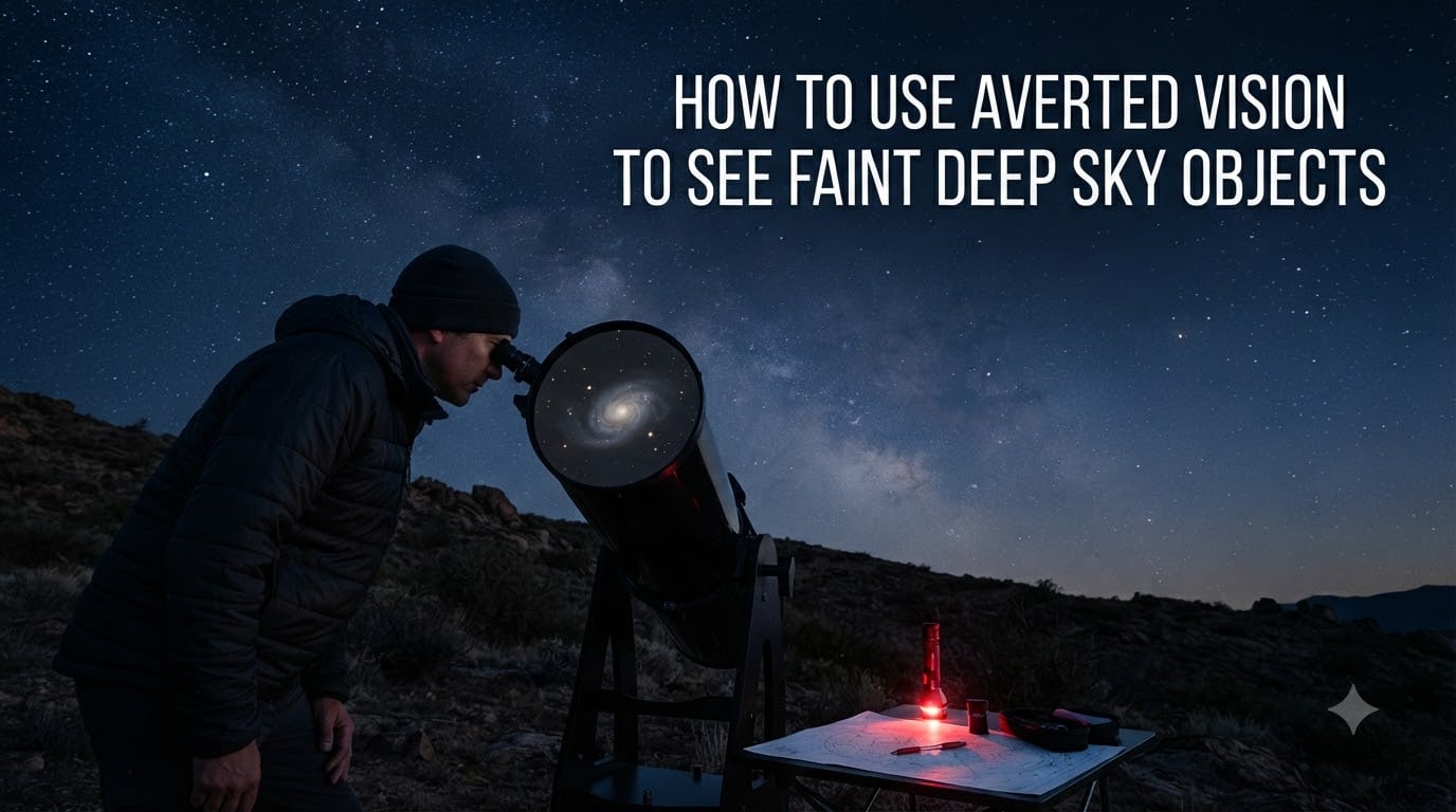 How to use averted vision to see faint deep sky objects