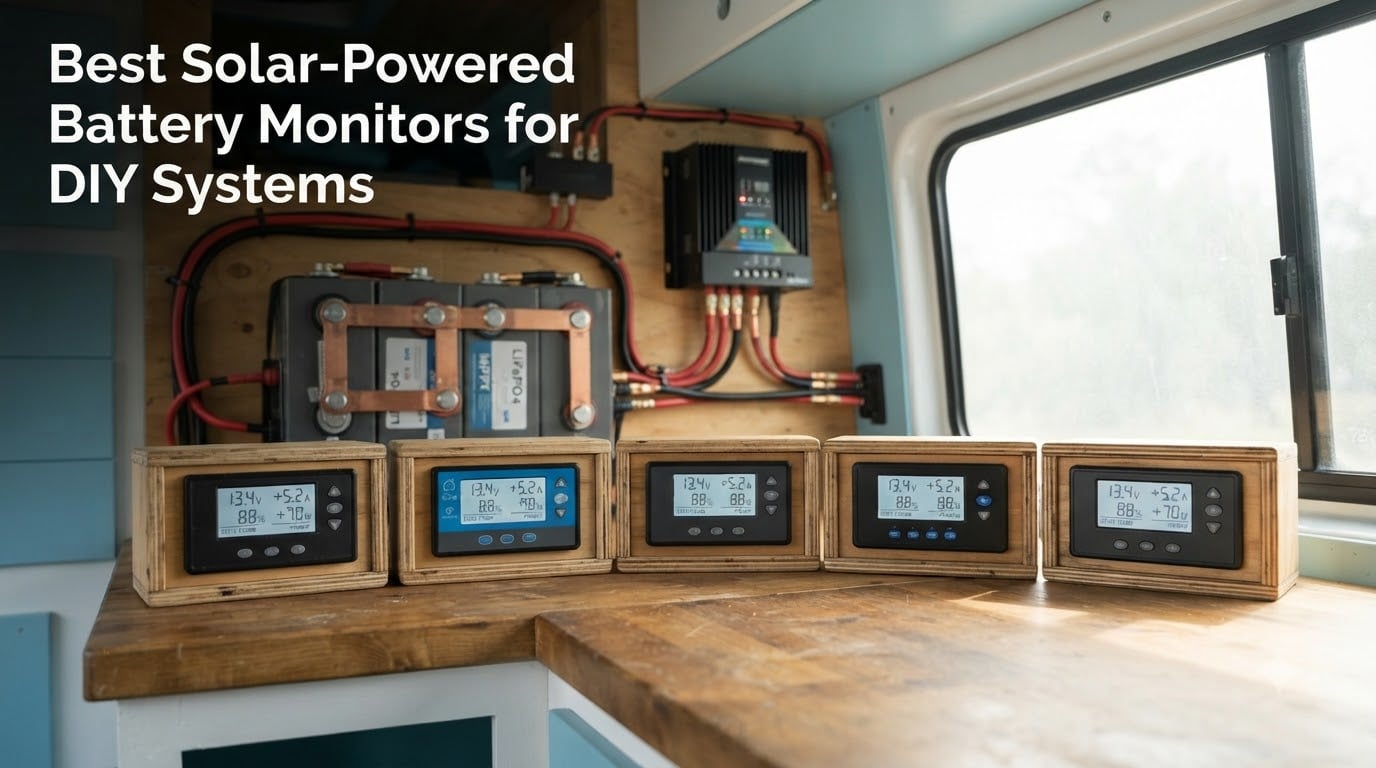 Best Solar-Powered Battery Monitors for DIY Systems