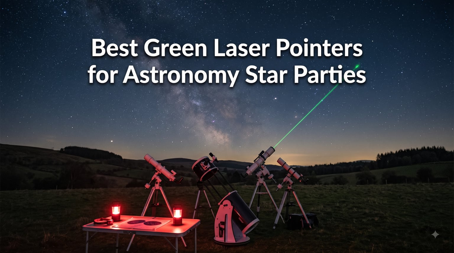 Best Green Laser Pointers for Astronomy Star Parties