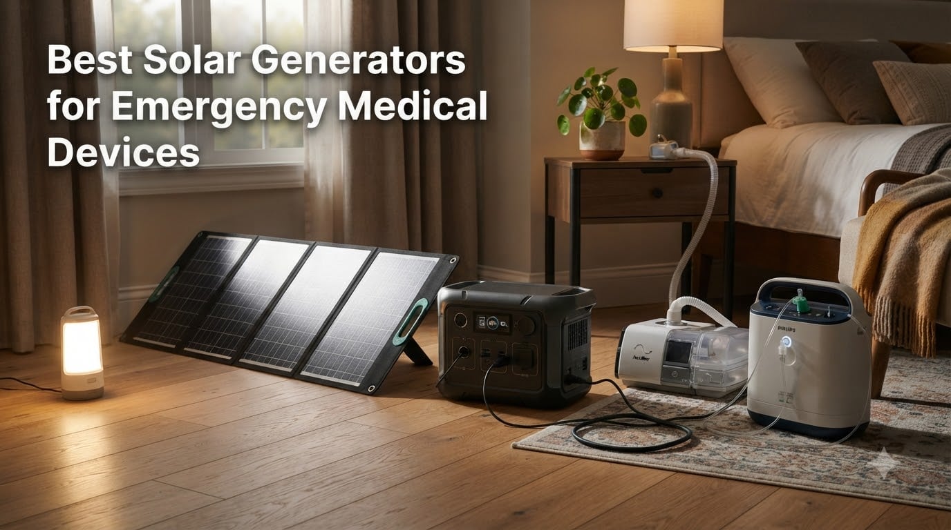 Best Solar Generators for Emergency Medical Devices