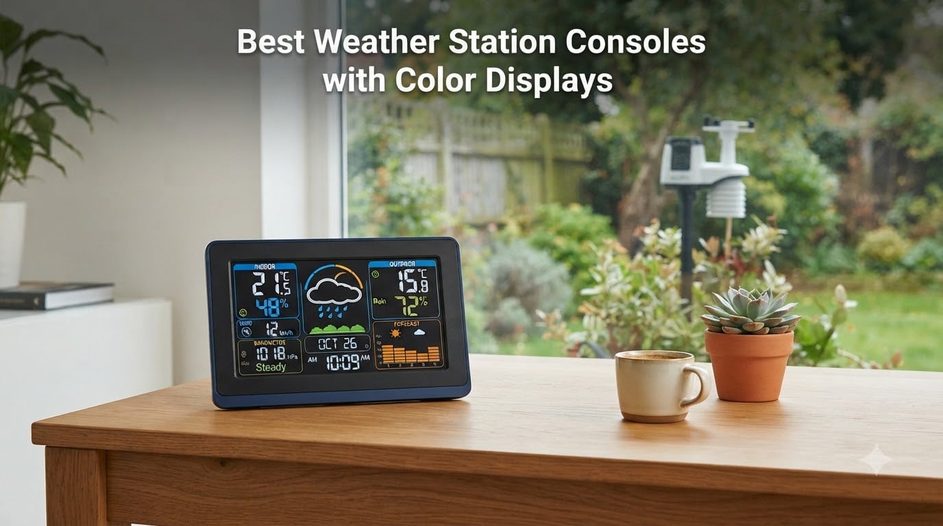 Best Weather Station Consoles with Color Displays