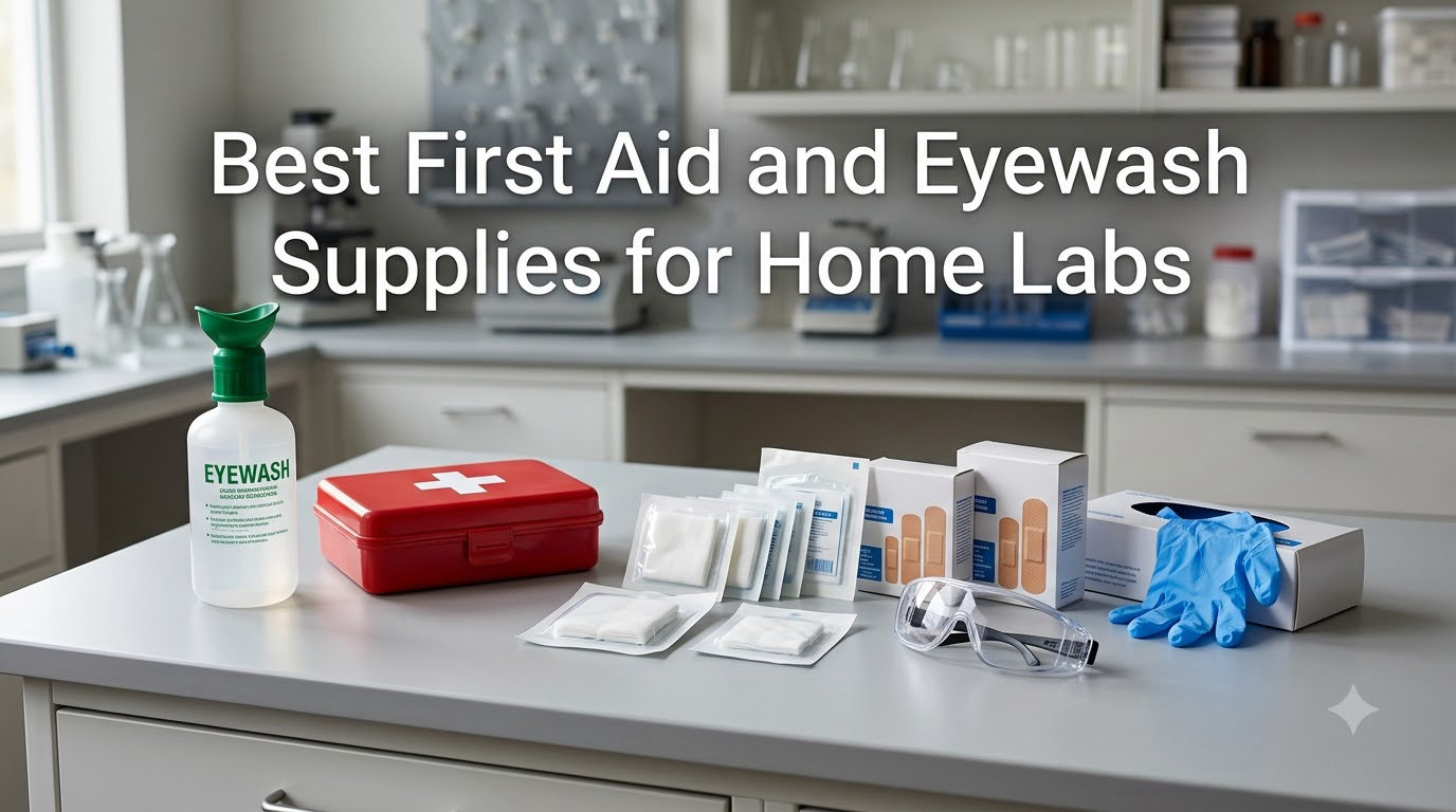 Best First Aid and Eyewash Supplies for Home Labs