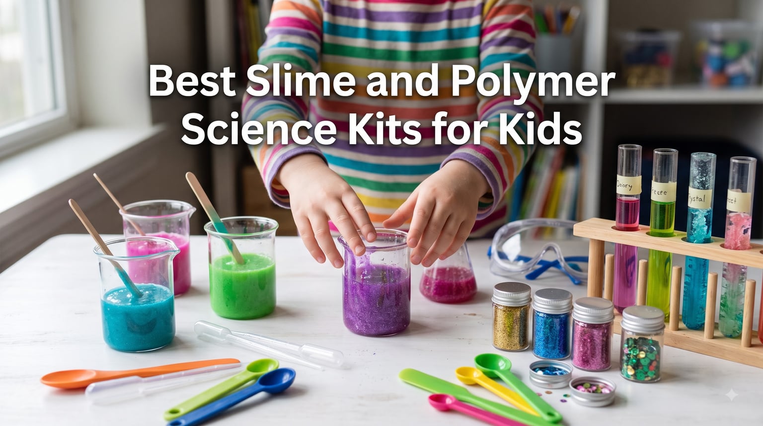 Best Slime and Polymer Science Kits for Kids