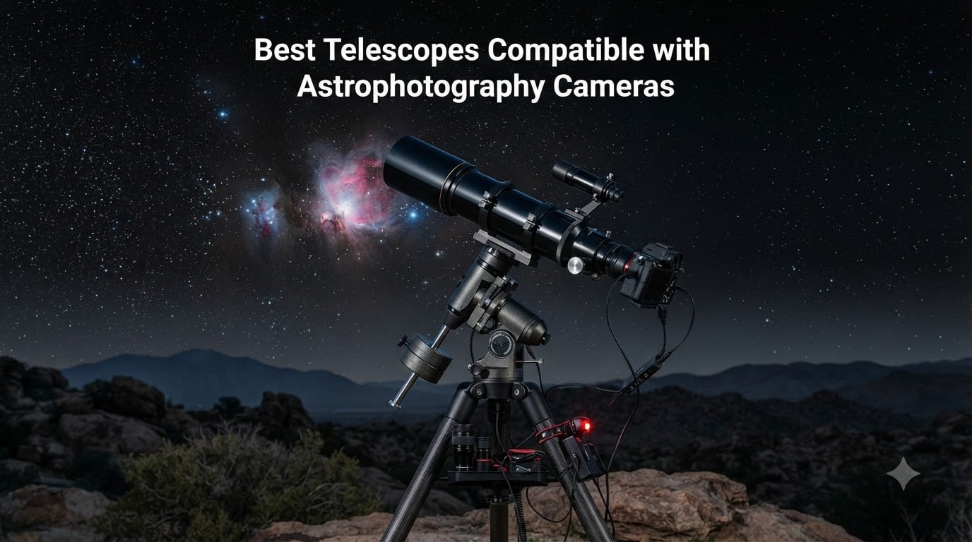 Best Telescopes Compatible with Astrophotography Cameras