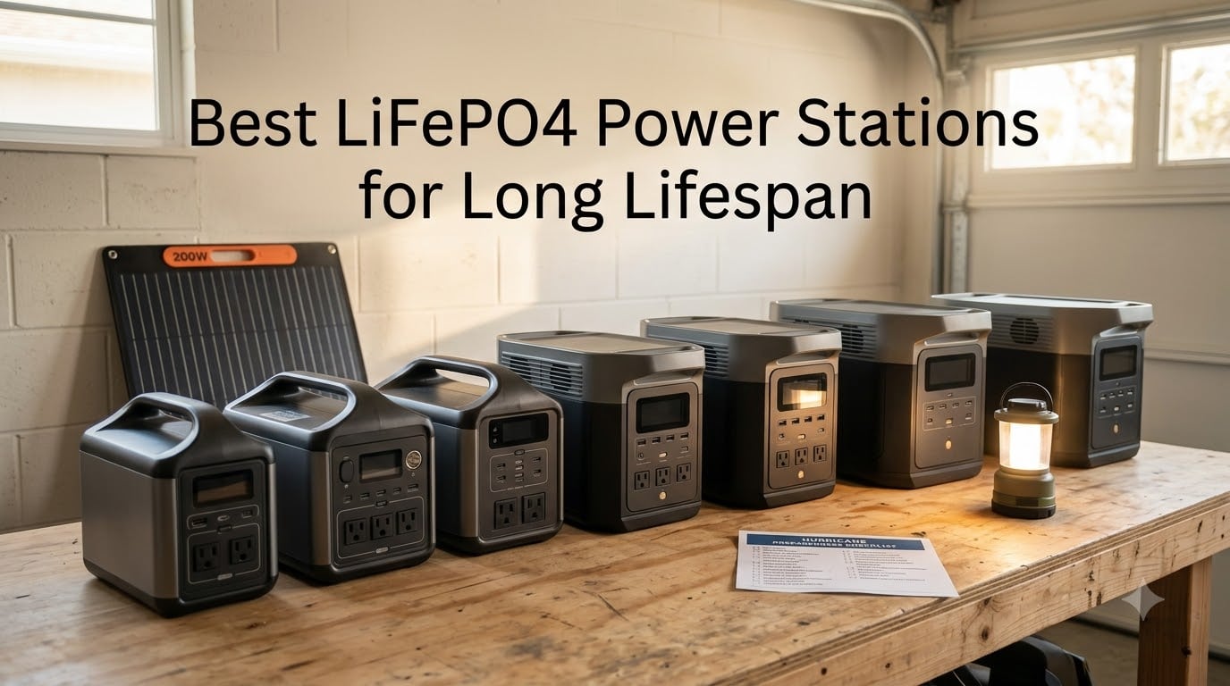 Best LiFePO4 Power Stations for Long Lifespan