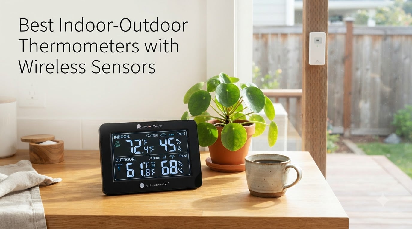 Best Indoor-Outdoor Thermometers with Wireless Sensors