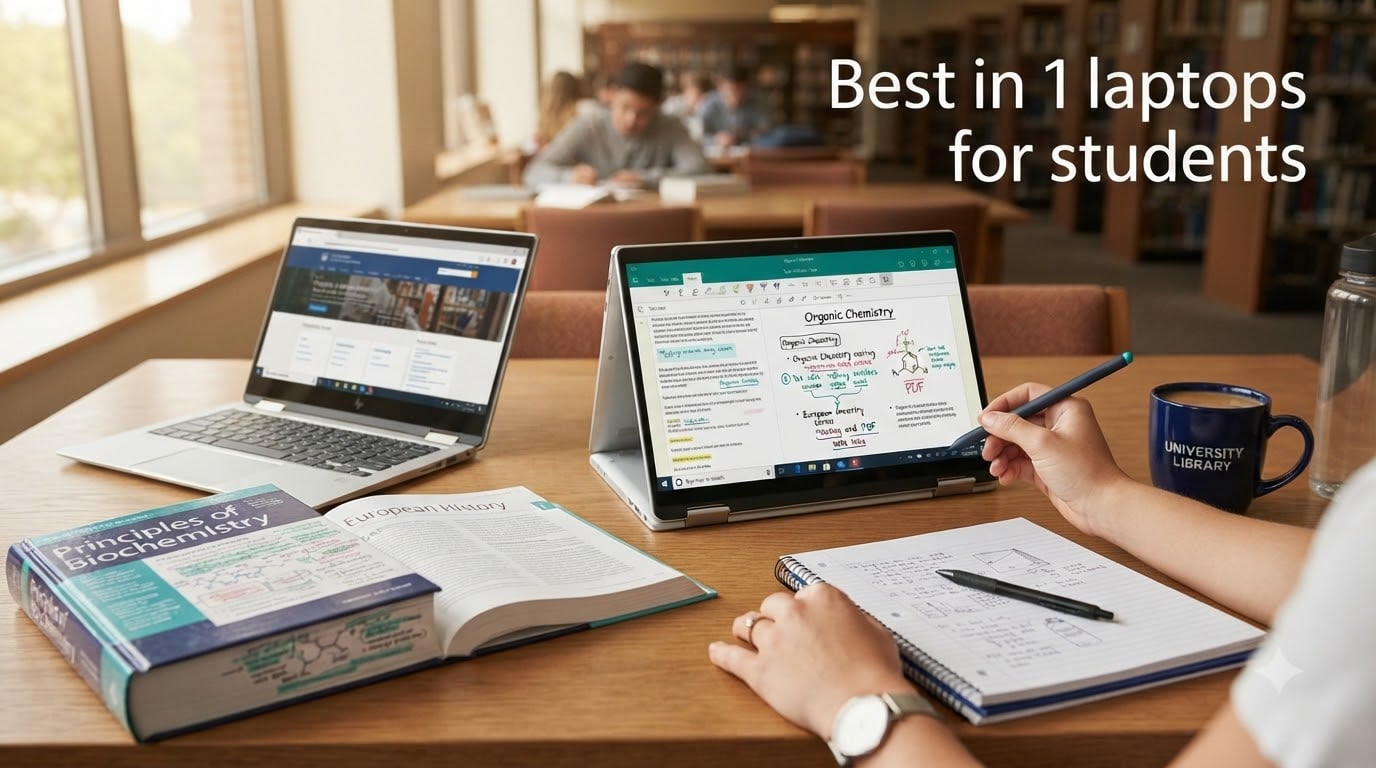 Best 2 in 1 laptops for students