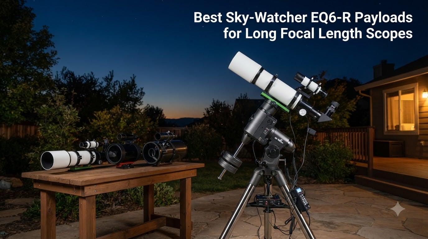 Best Sky-Watcher EQ6-R Payloads for Long Focal Length Scopes