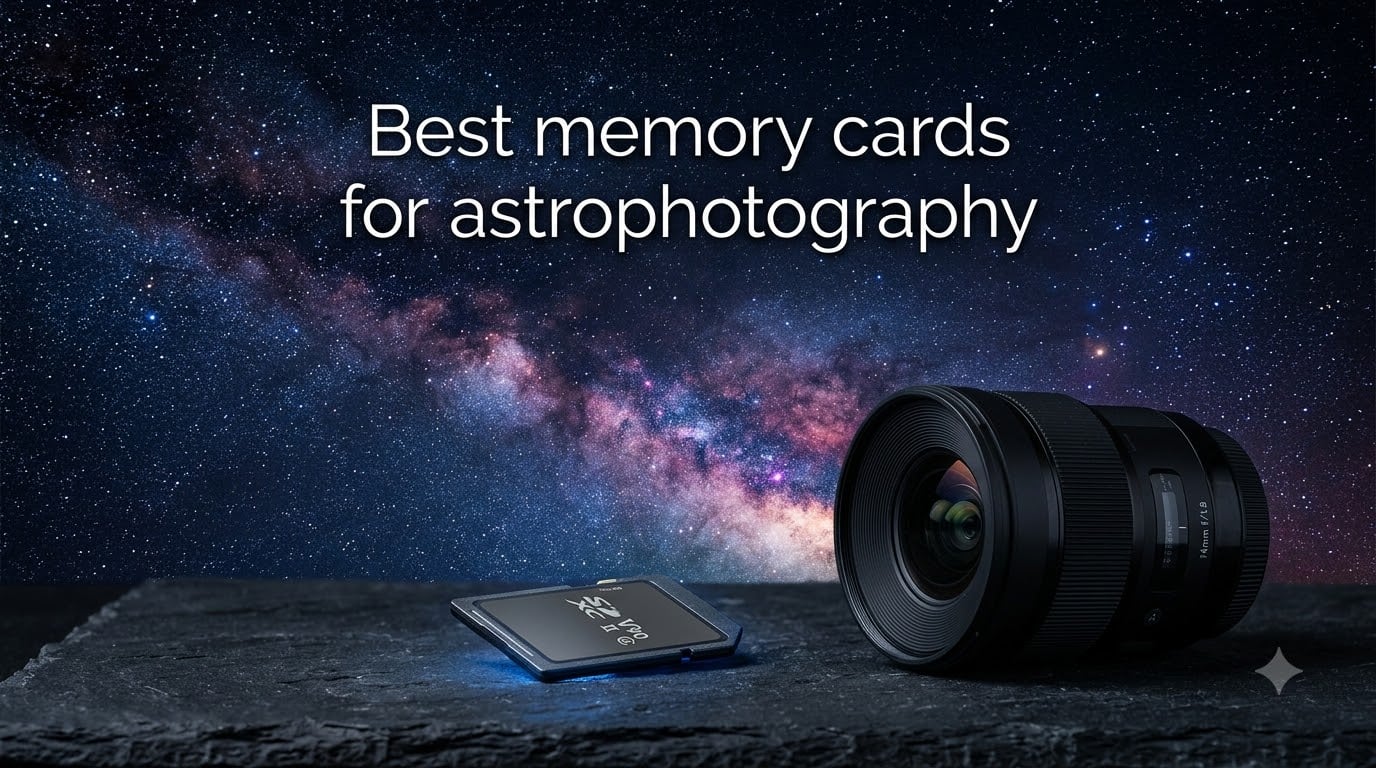 Best memory cards for astrophotography