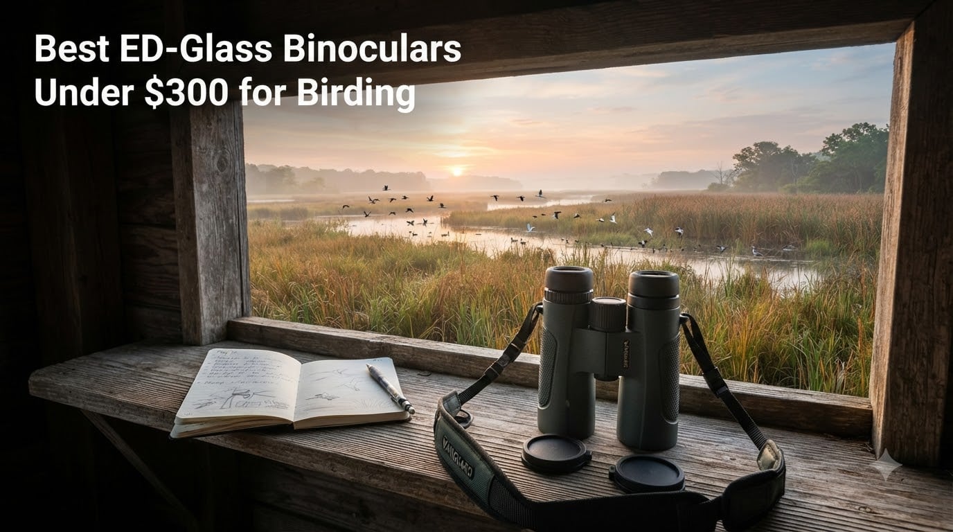 Best ED-Glass Binoculars Under $300 for Birding
