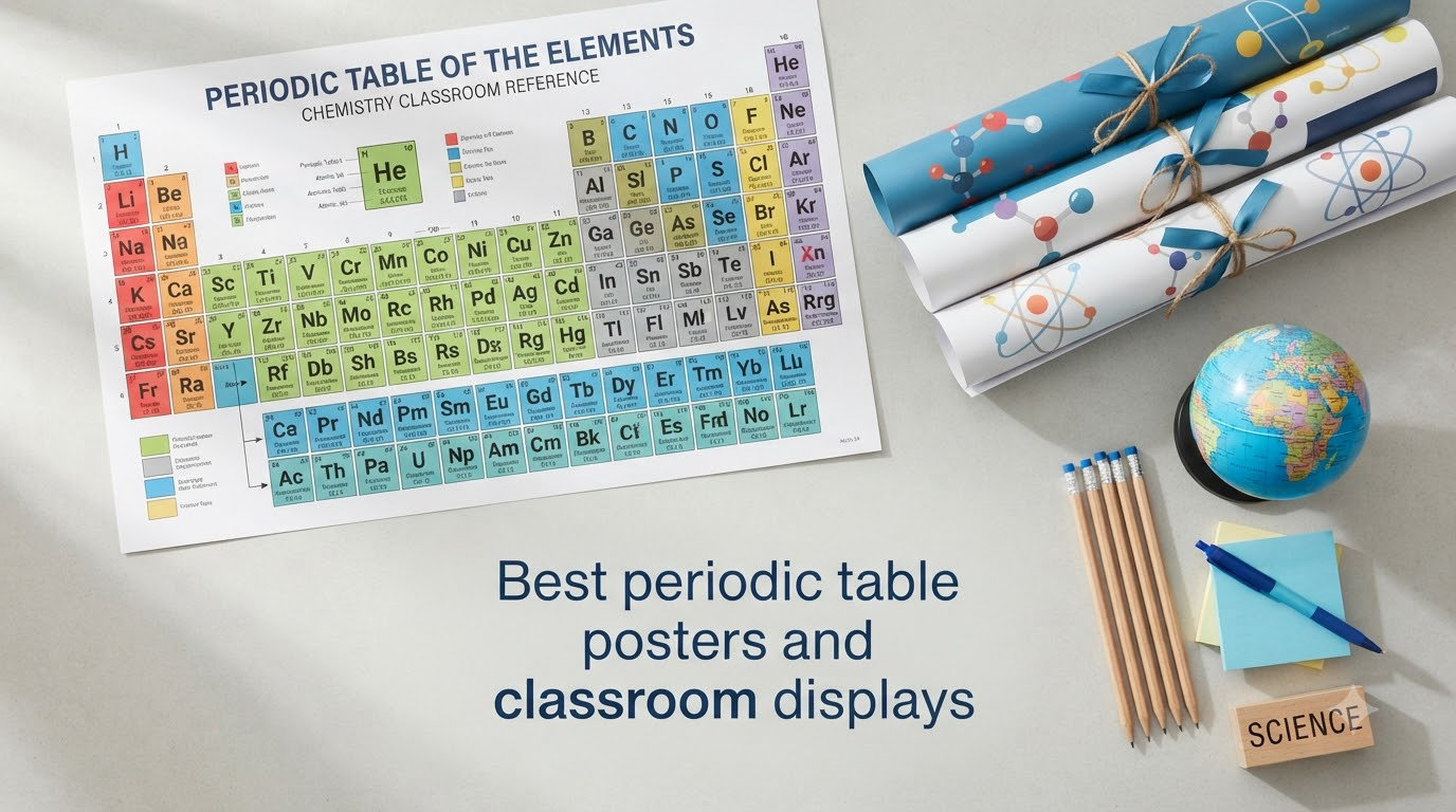 Best periodic table posters and classroom displays