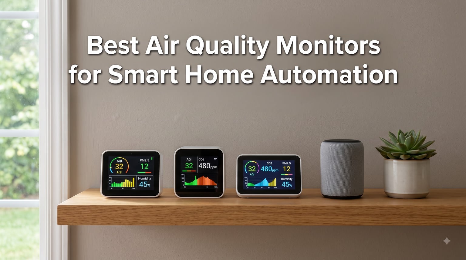 Best Air Quality Monitors for Smart Home Automation