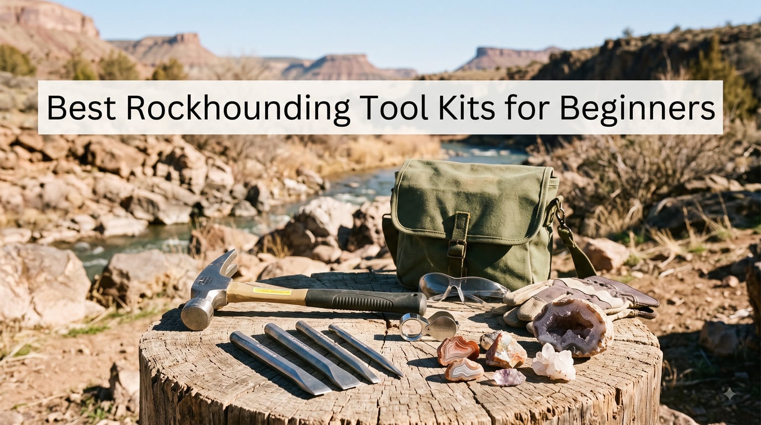 Best Rockhounding Tool Kits for Beginners