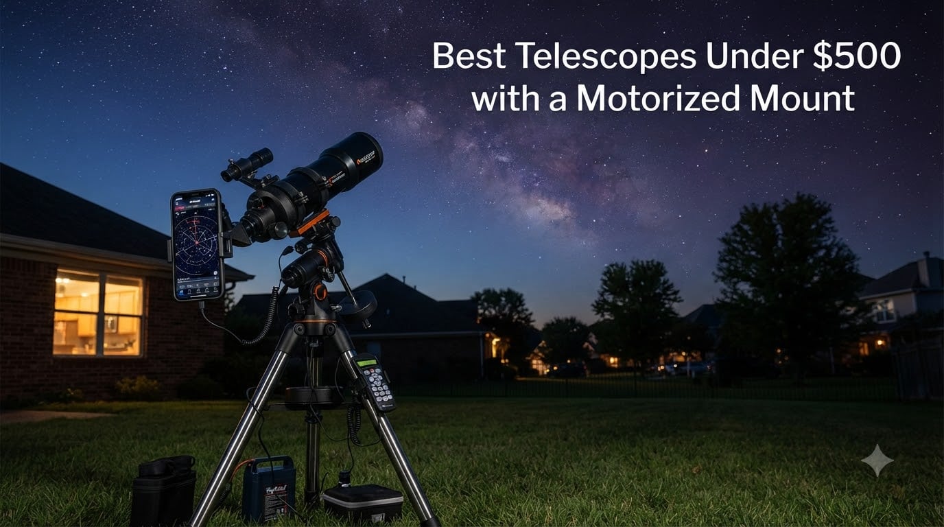Best Telescopes Under $500 with a Motorized Mount