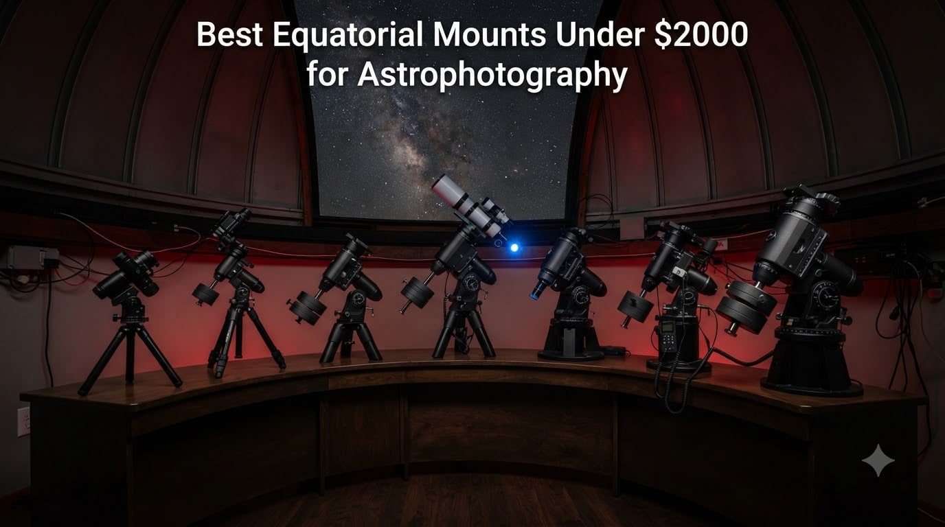 Best Equatorial Mounts Under $2000 for Astrophotography