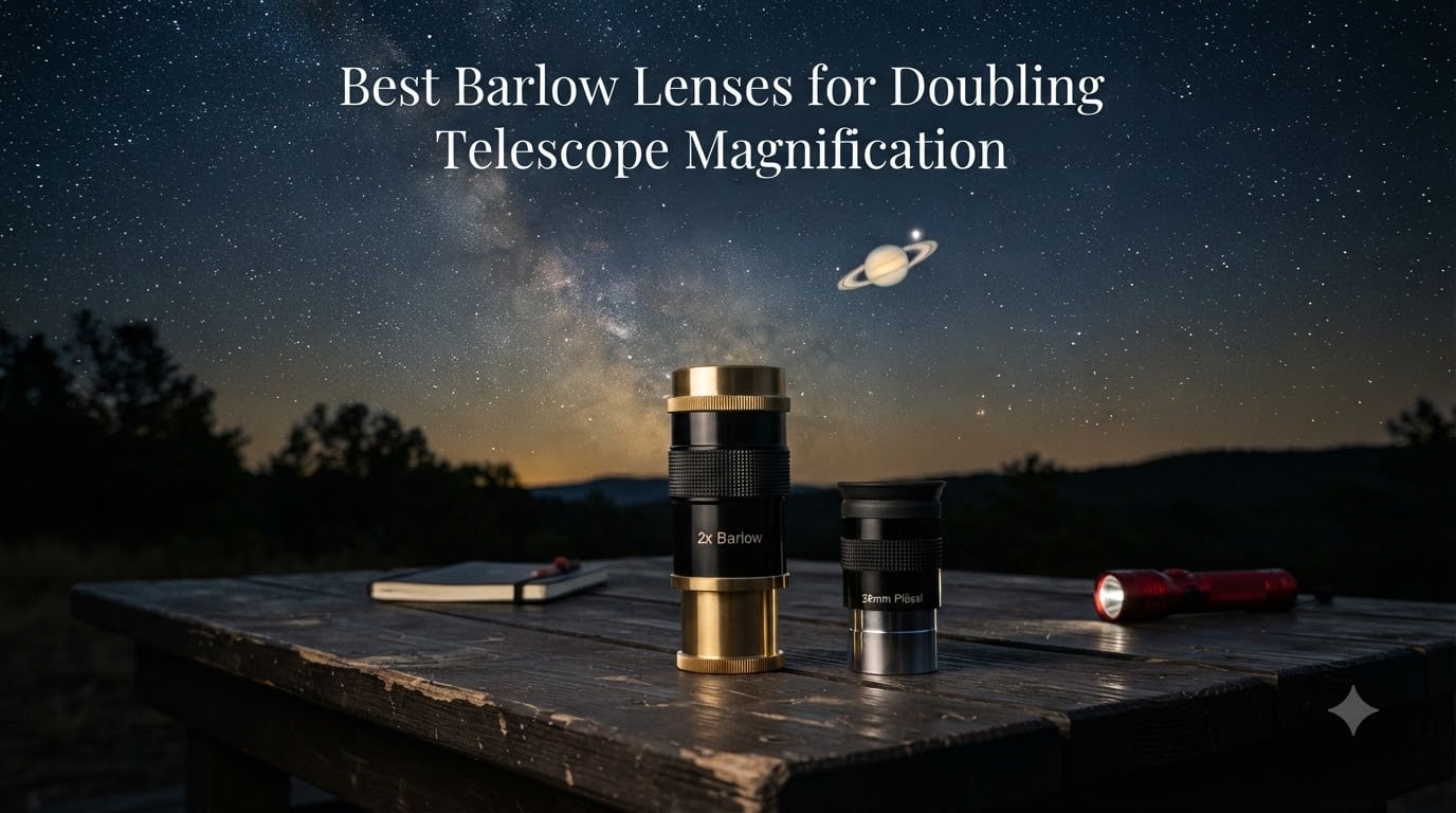 Best Barlow Lenses for Doubling Telescope Magnification