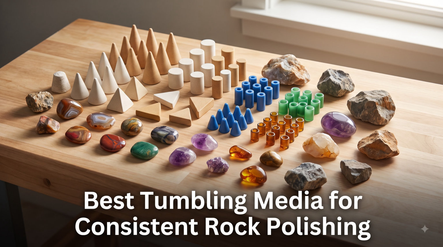 Best Tumbling Media for Consistent Rock Polishing