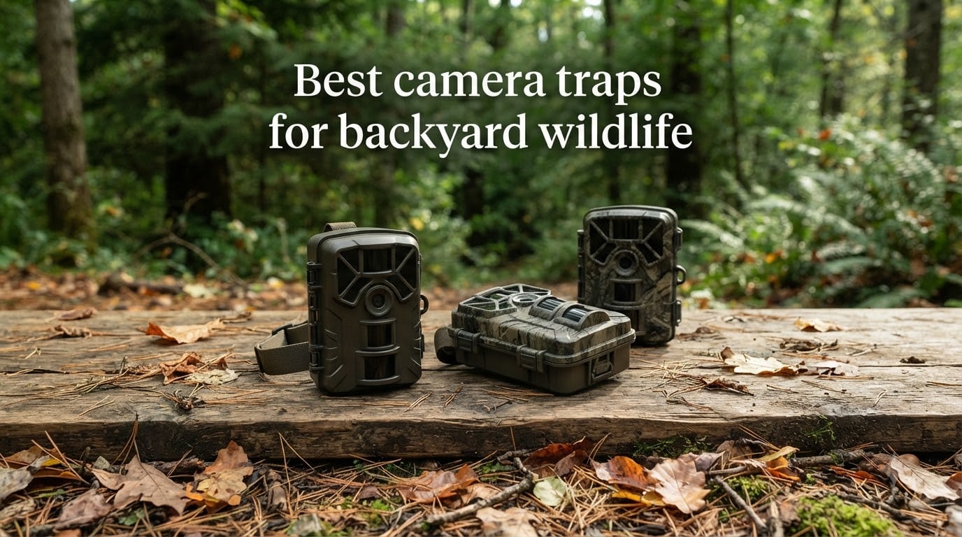 Best camera traps for backyard wildlife