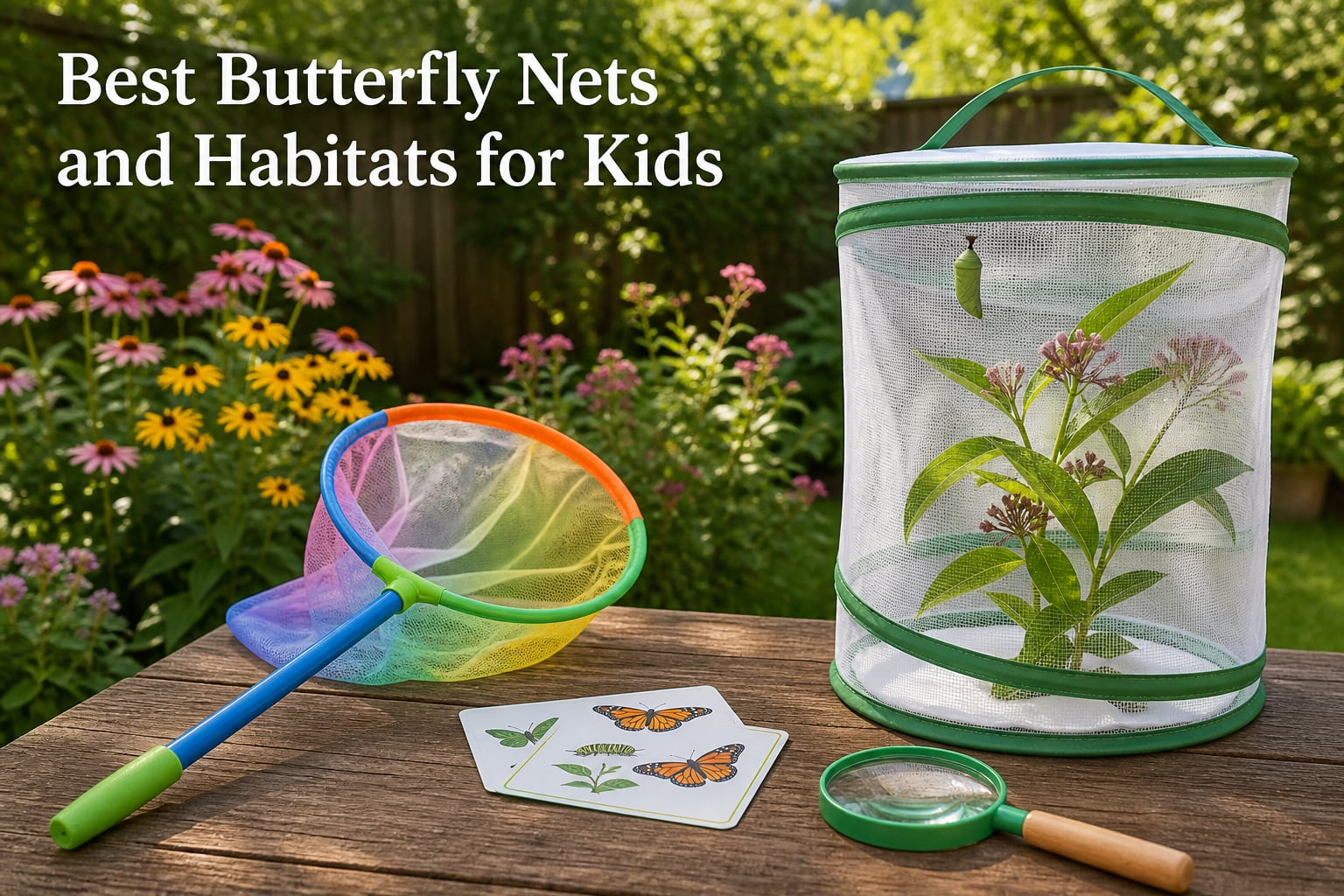 Best Butterfly Nets and Habitats for Kids