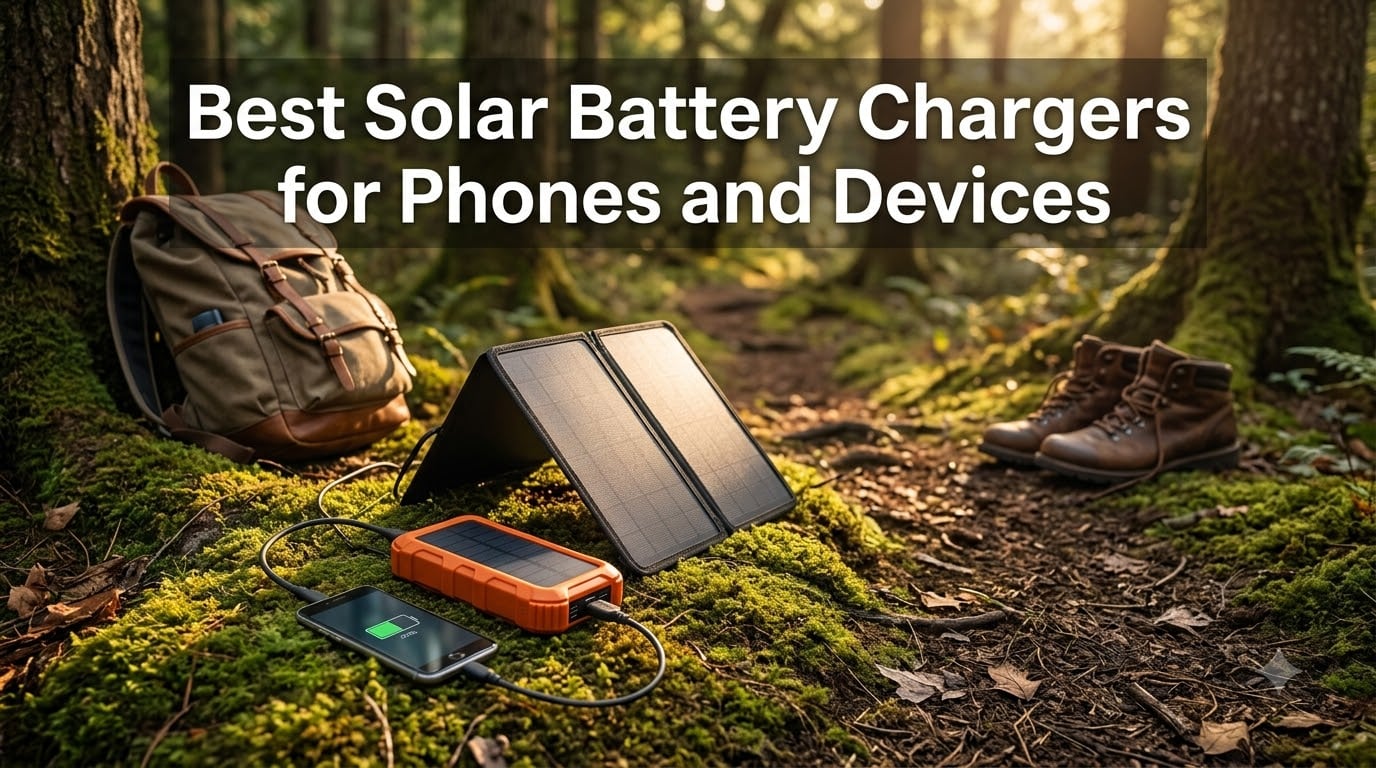 Best Solar Battery Chargers for Phones and Devices
