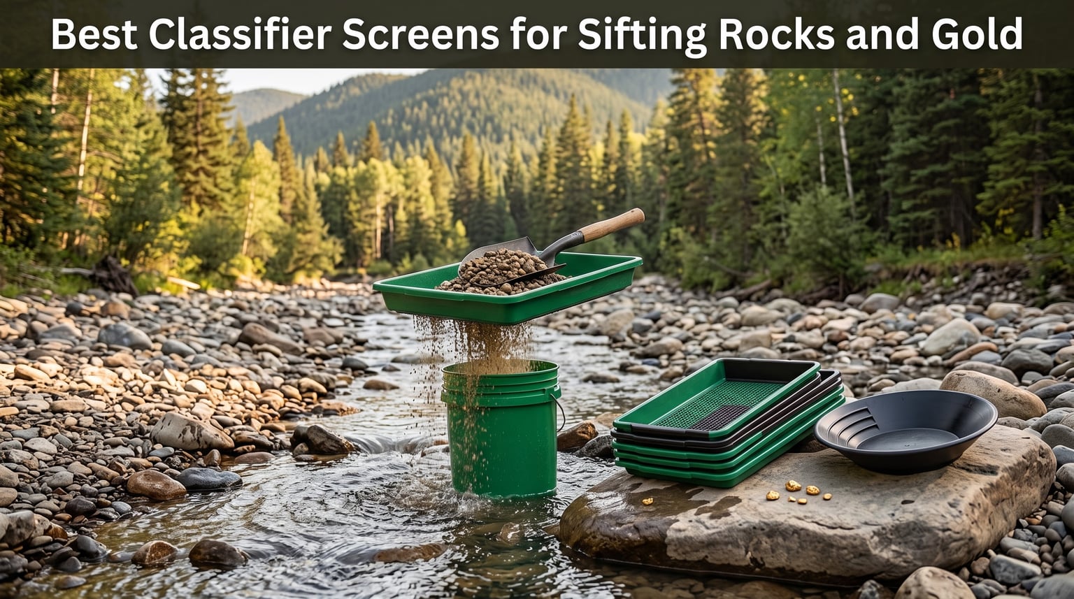 Best Classifier Screens for Sifting Rocks and Gold