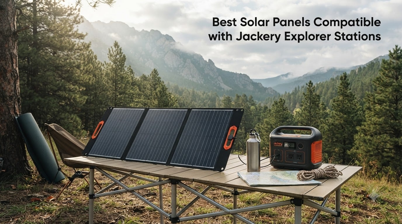 Best Solar Panels Compatible with Jackery Explorer Stations