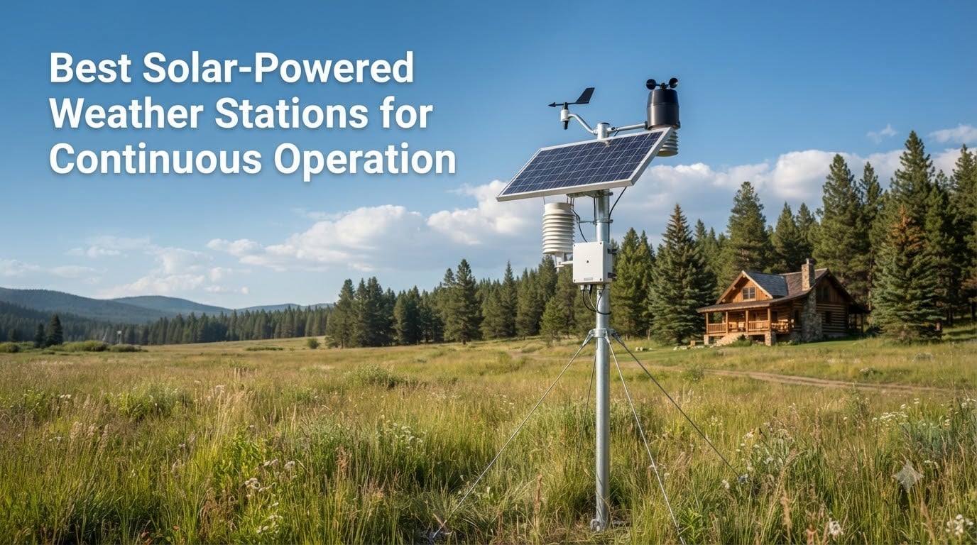 Best Solar-Powered Weather Stations for Continuous Operation