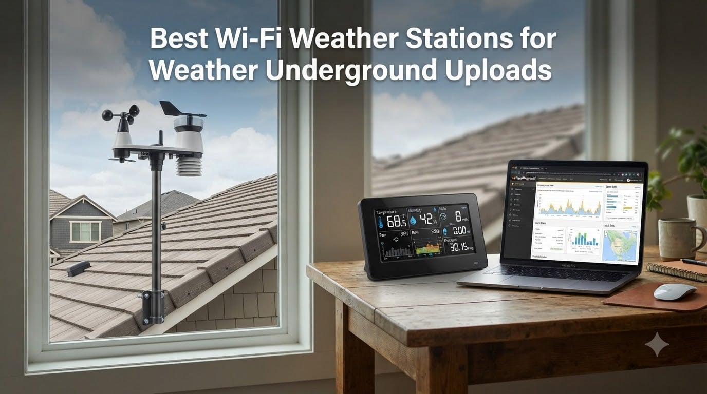 Best Wi-Fi Weather Stations for Weather Underground Uploads