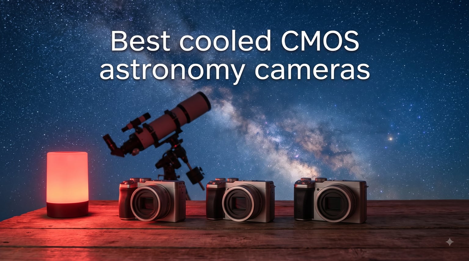 Best cooled CMOS astronomy cameras