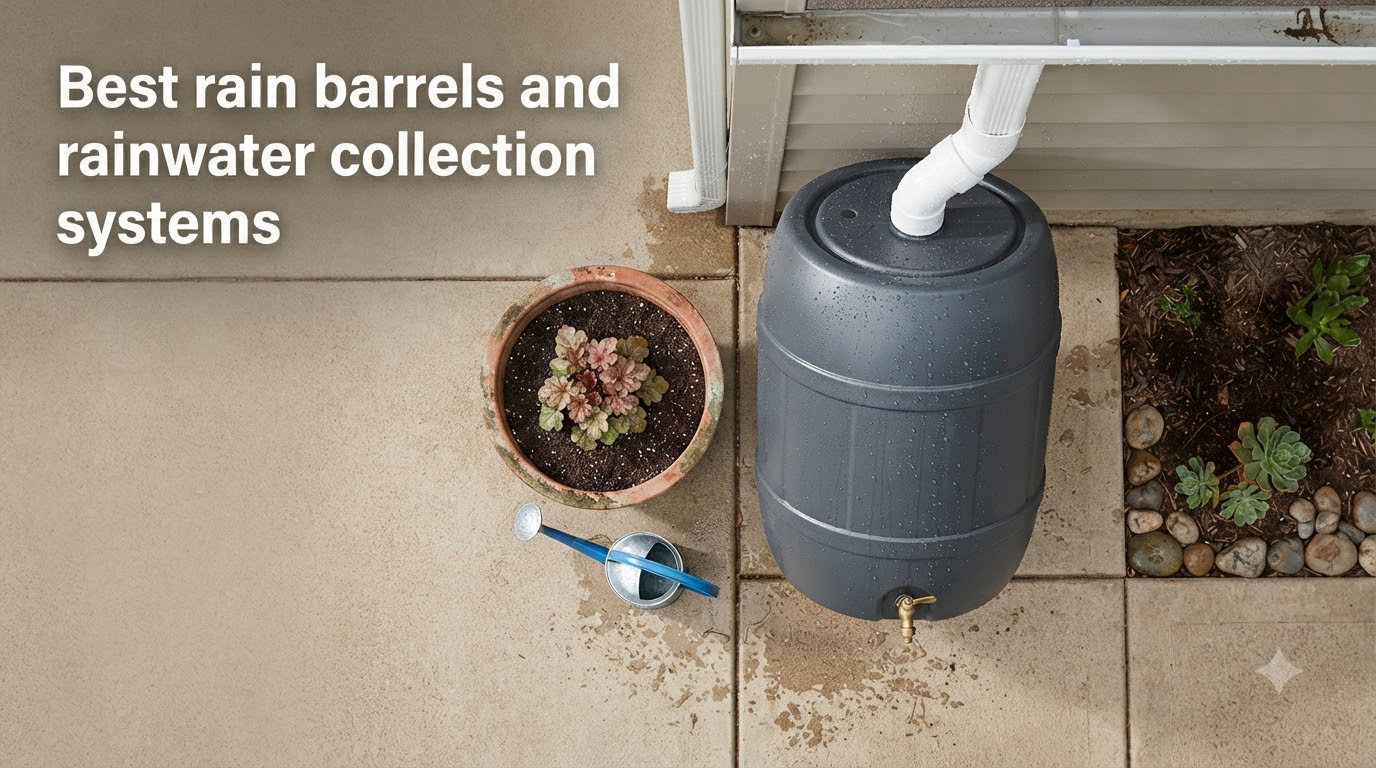 Best rain barrels and rainwater collection systems