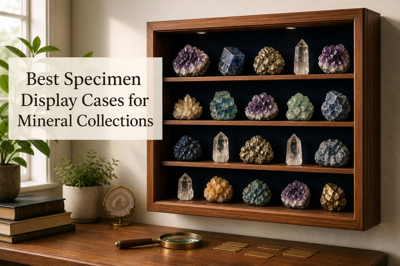 Best Specimen Display Cases for Mineral Collections