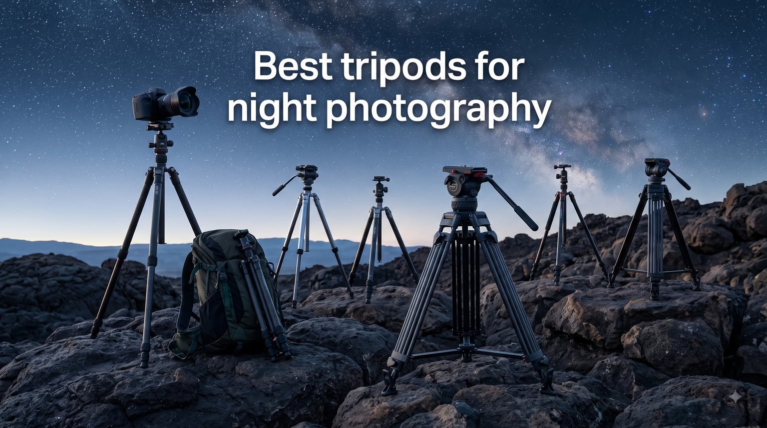Best tripods for night photography