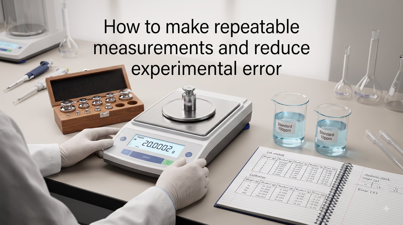 How to make repeatable measurements and reduce experimental error