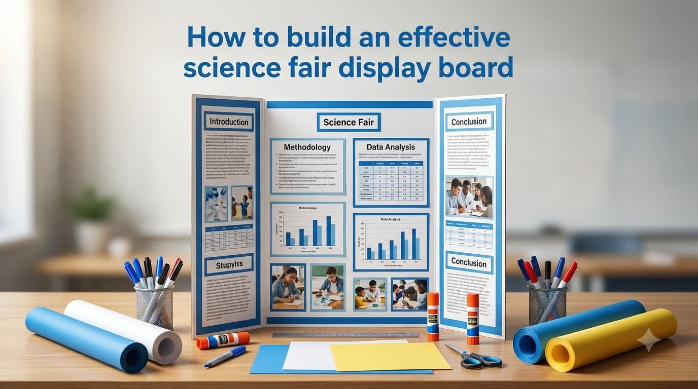 How to build an effective science fair display board