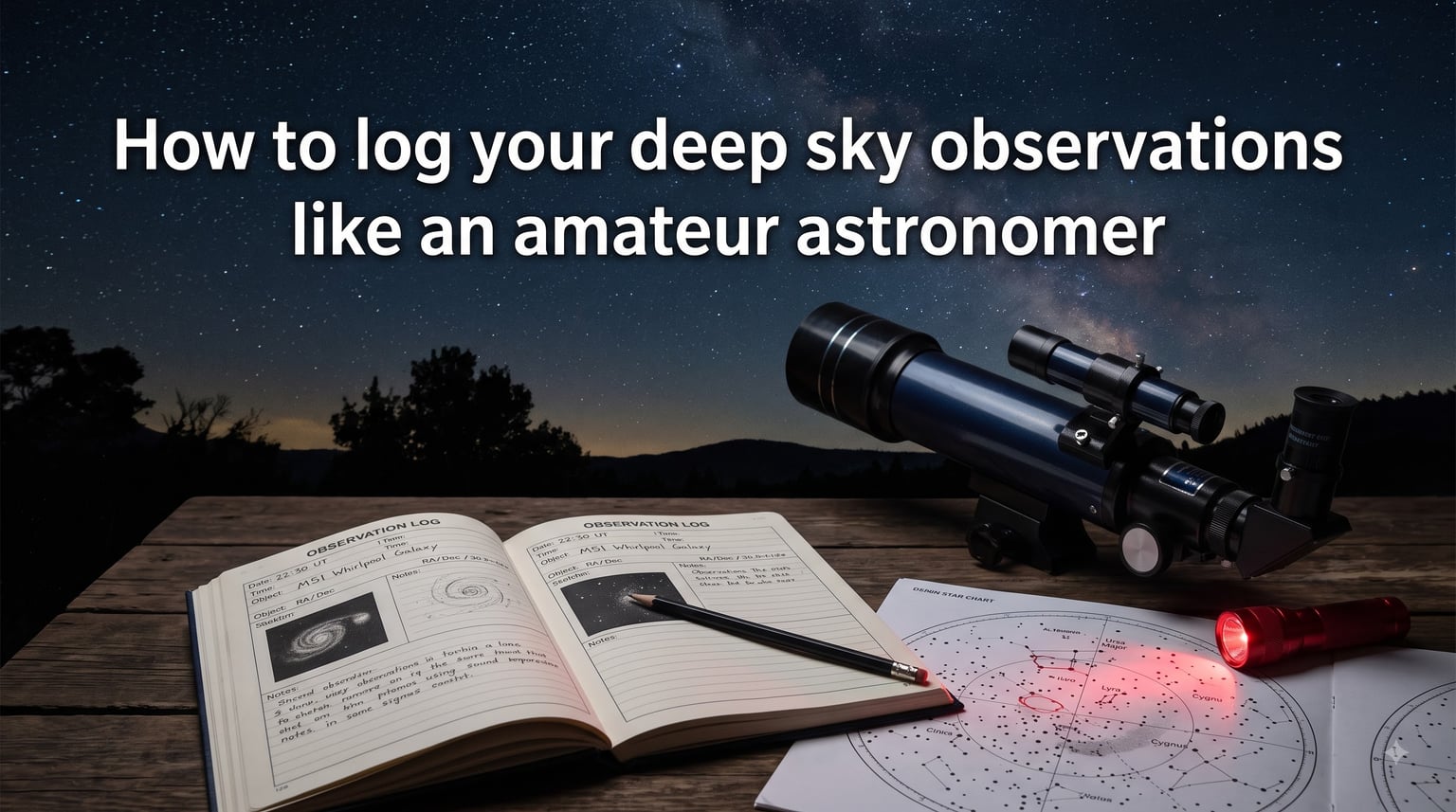 How to log your deep sky observations like an amateur astronomer