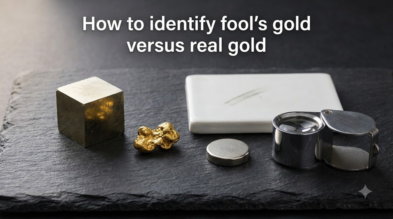 How to identify fool's gold versus real gold