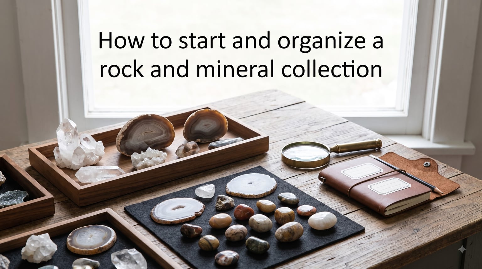 How to start and organize a rock and mineral collection