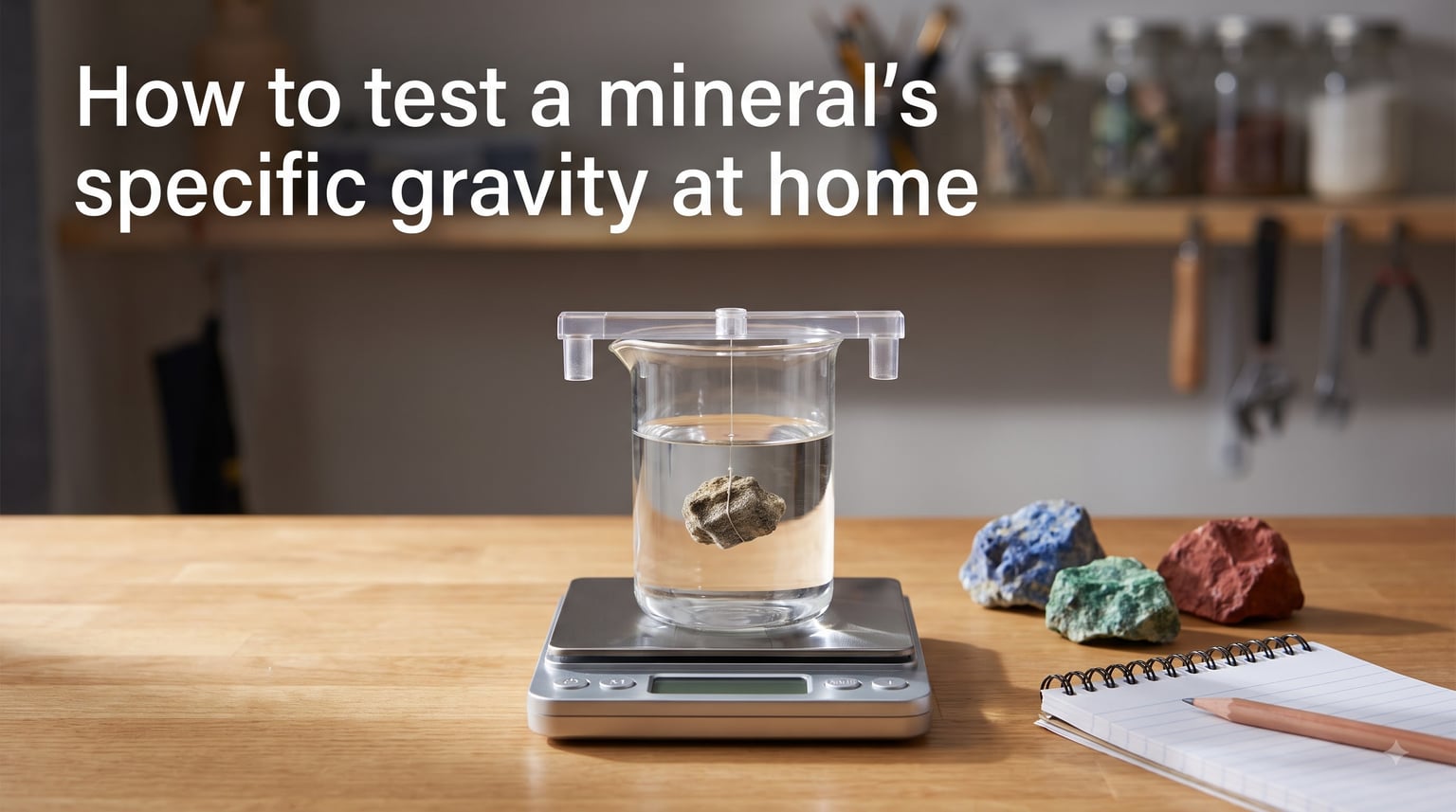 How to test a mineral's specific gravity at home
