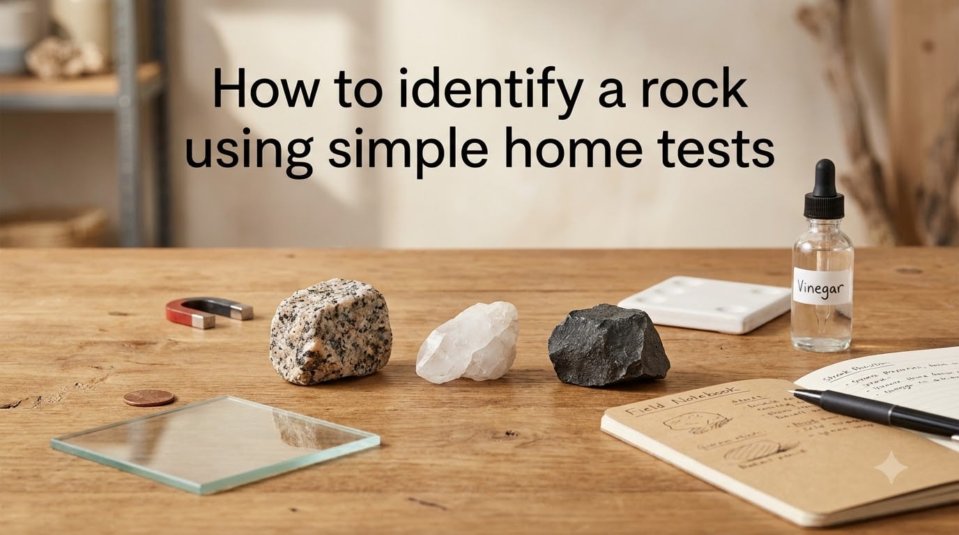 How to identify a rock using simple home tests