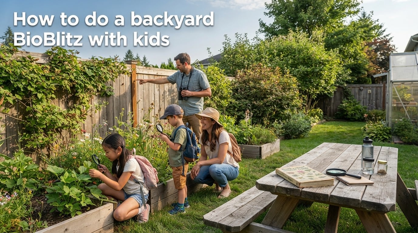 How to do a backyard BioBlitz with kids