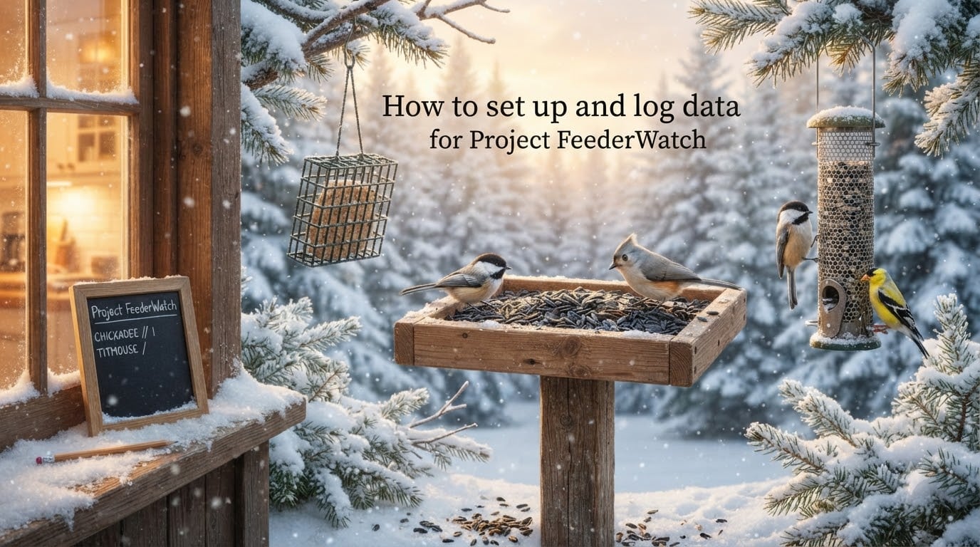 How to set up and log data for Project FeederWatch