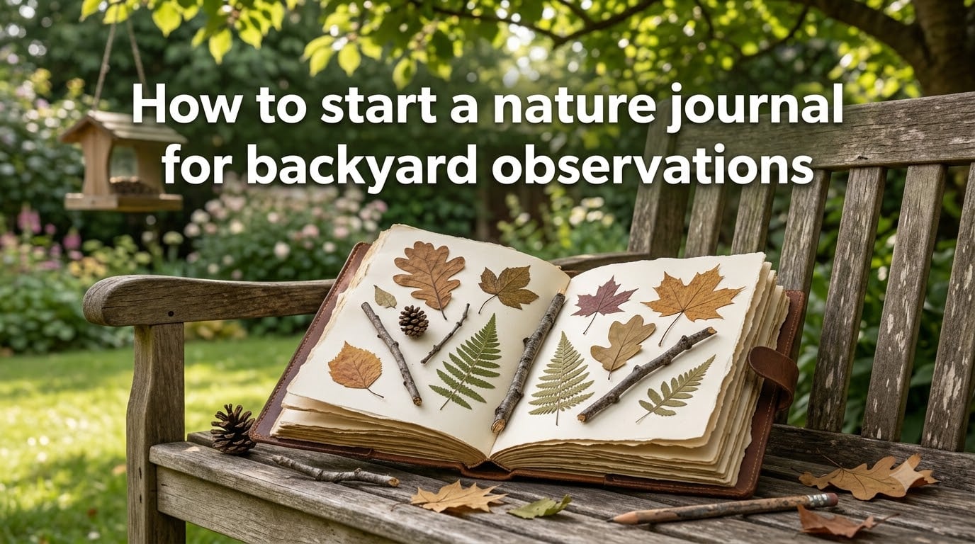 How to start a nature journal for backyard observations