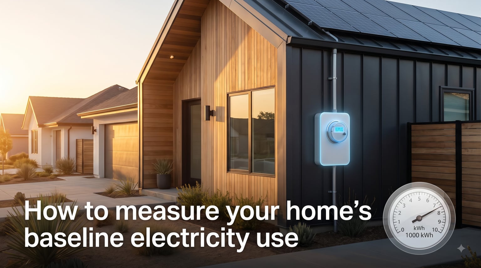 How to measure your home's baseline electricity use