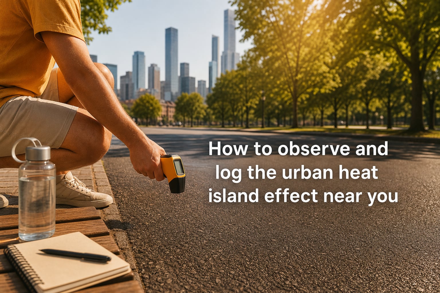 How to observe and log the urban heat island effect near you