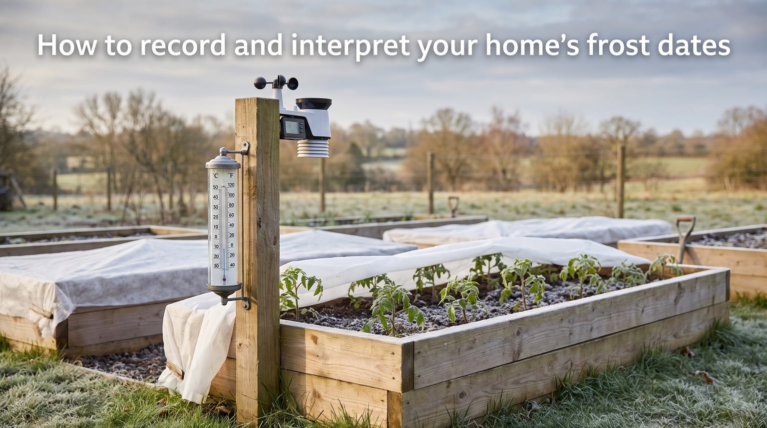 How to record and interpret your home's frost dates